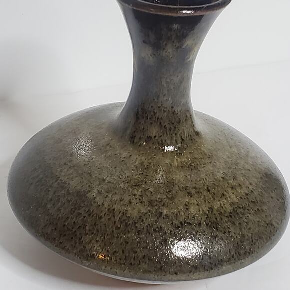 Japan Toyo Jade Kiku green vase Small 5" tall In Good used condition - Picture 7 of 7